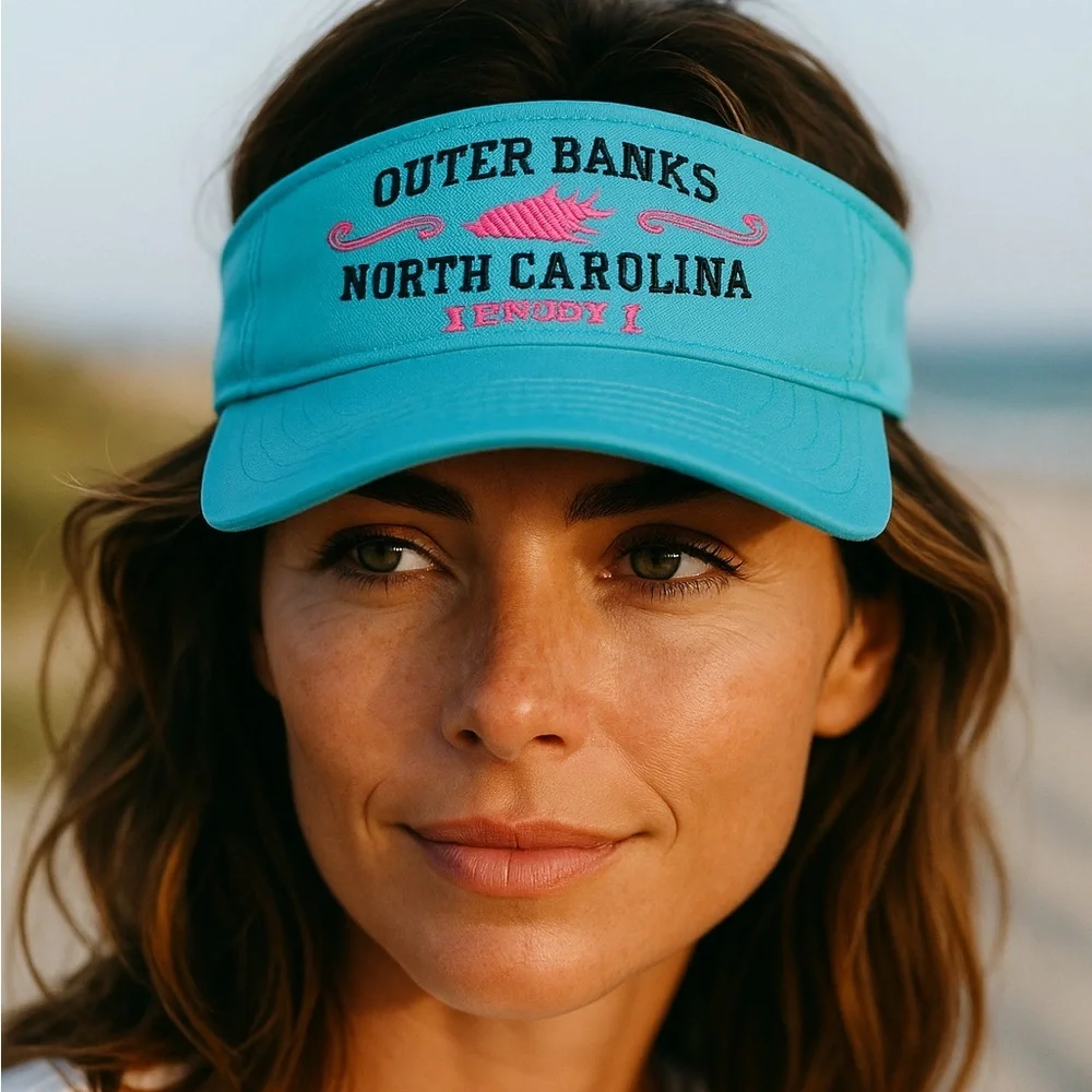 Outer Banks North Carolina Blue Visor